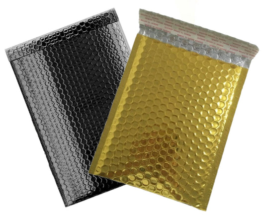 Metallic Glamour Bubble Mailers - #5 10.5x16" (10.5x15 Interior)