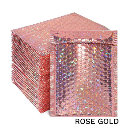 Metallic Glamour Bubble Mailers - #0 6x10" (6x9 Interior)