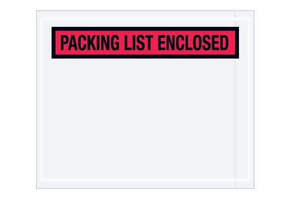 “Packing List Enclosed” (Panel Face) Envelopes